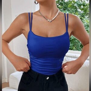 SHEIN bodysuit. NWT. Color: Royal Blue. Size: Large (8/10)